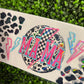 A13 Mama Cow Print Lightning bolts Holographic UVDTF WRAPS