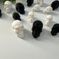 Skulls Flat Back Charms Mixed 4 pcs