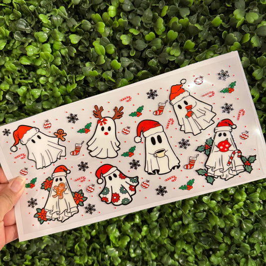Y5 Ghost Christmas Single Sided UVDTF WRAPS