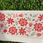 #326 Pink and Tee Floral Single Sided UVDTF WRAPS