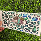 #205 Mama Teal Cheetah Holographic UVDTF WRAPS