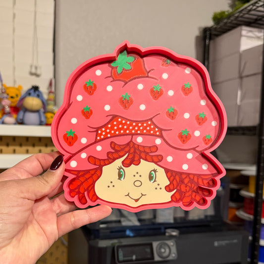 Strawberry Girl Tray Multi Use Tray Sold Individually