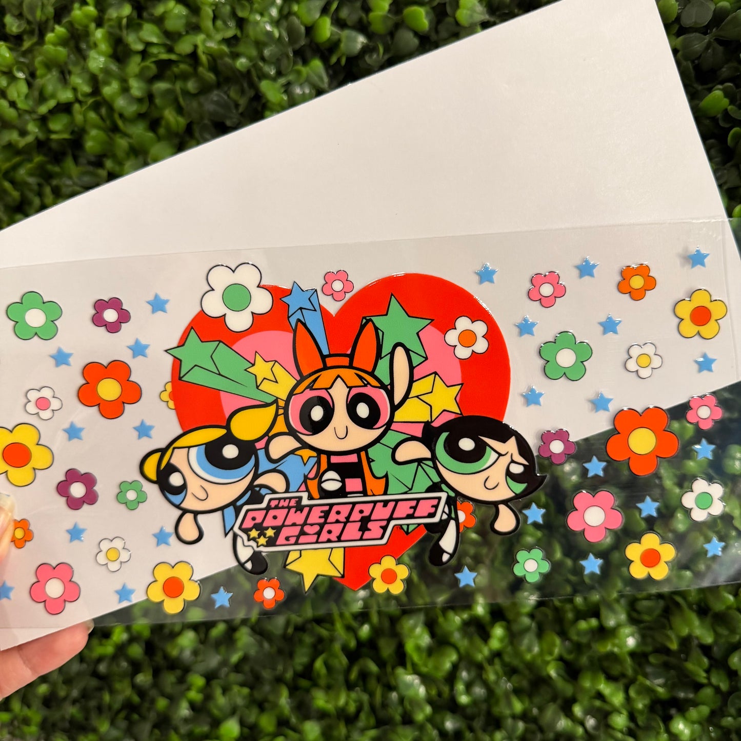 S43 Power Girls and Flowers Single Sided UVDTF WRAPS