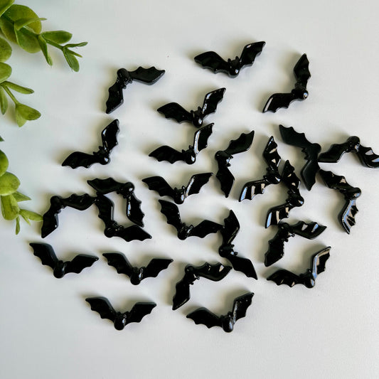 Bats Flat Back Charms Mixed 10 pcs