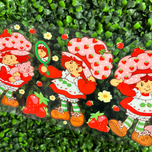S11 Strawberry Girl Single Sided UVDTF WRAPS