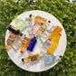 Drinks Bottles Flat Back Charms Mixed 8 pcs