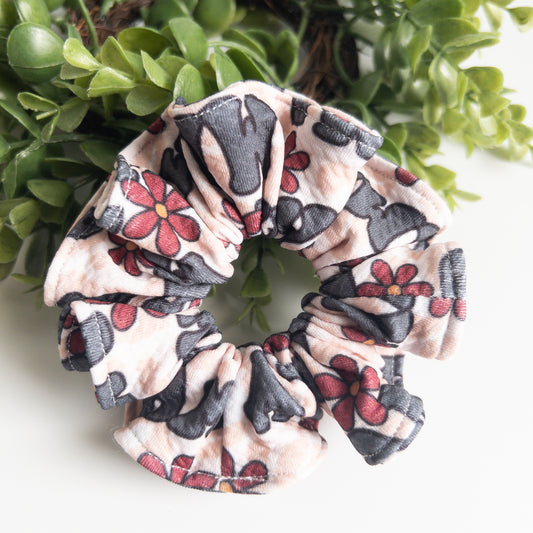 Mama Floral Scrunchies