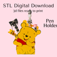 Honey Bear Pencil Holder Digital Download