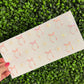 K15 Dainty Pink Bows and Daisies Holographic UVDTF WRAPS
