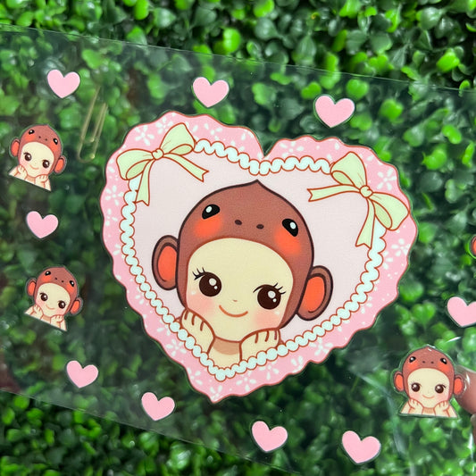 V16 Monkey Angel Single Sided UVDTF WRAPS