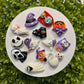 Spooky Mix Flat Back Charms Mixed 8 pcs