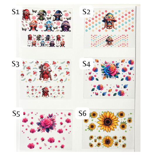 Floral Butterflies Spring Mini Wraps