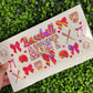 #265 Baseball Aunt Red Bows Holographic UVDTF WRAPS