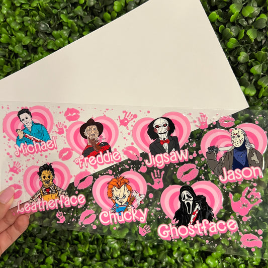 W7 Spooky Villains Single Sided UVDTF WRAPS