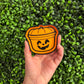 Jack-o’-lantern Bucket Tray Multi Use Tray Sold Individually