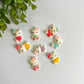Hk Cat Flat Back Charms Mixed 8 pcs