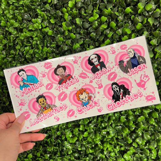 W7 Spooky Villains Single Sided UVDTF WRAPS