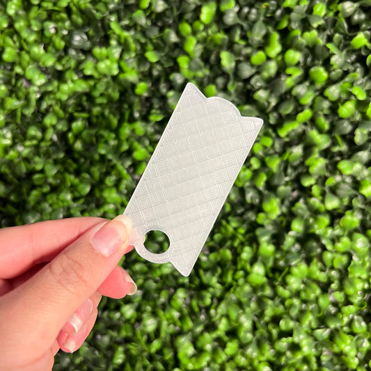 Blank Tag Lid Topper for 30 oz Tumbler