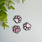 Paw Print Charms Flat Back