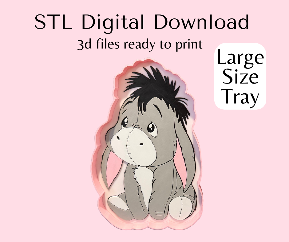 Baby Donkey Trinket Tray Multi Use Tray Digital Download