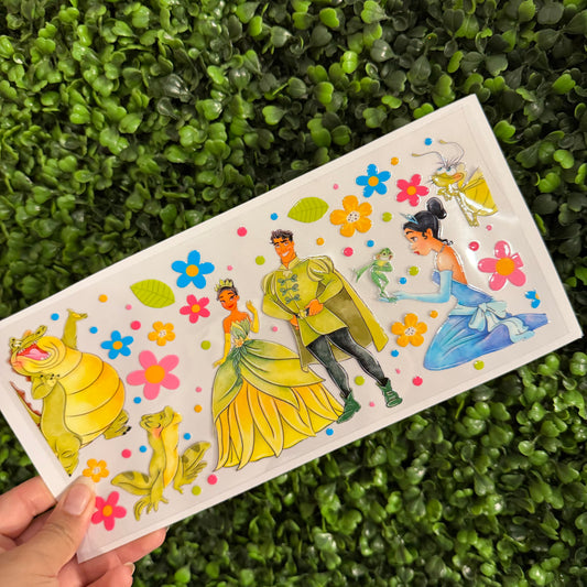 S27 Tiana Princess Single Sided UVDTF WRAPS