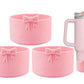 Tumbler Bow Silicone Boots