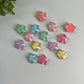 Stars Flat Back Charms Mixed Colors 14 pcs