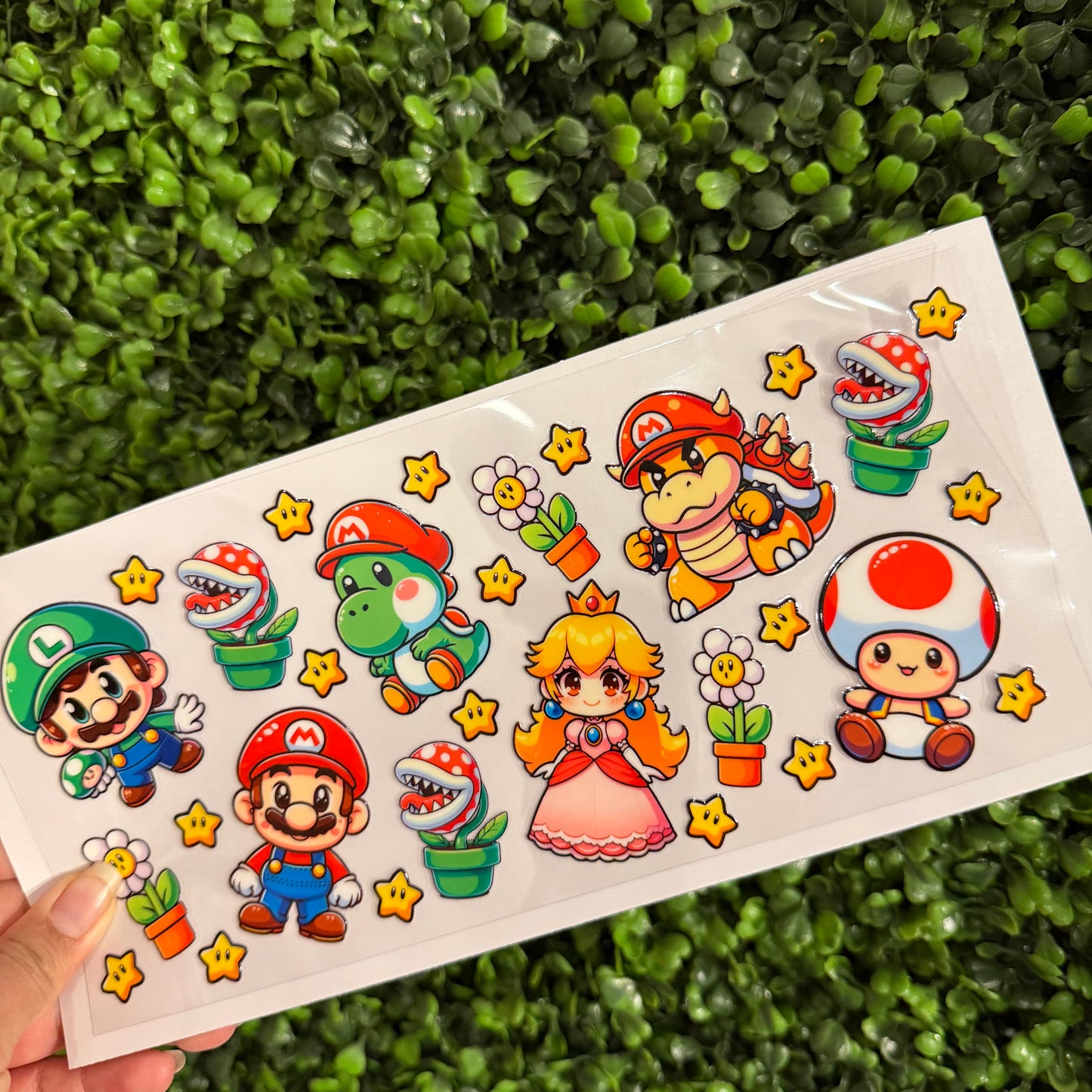U20 Mario Single Sided UVDTF WRAPS