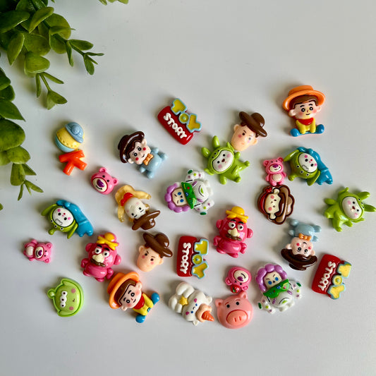 Toys Flat Back Charms Mixed