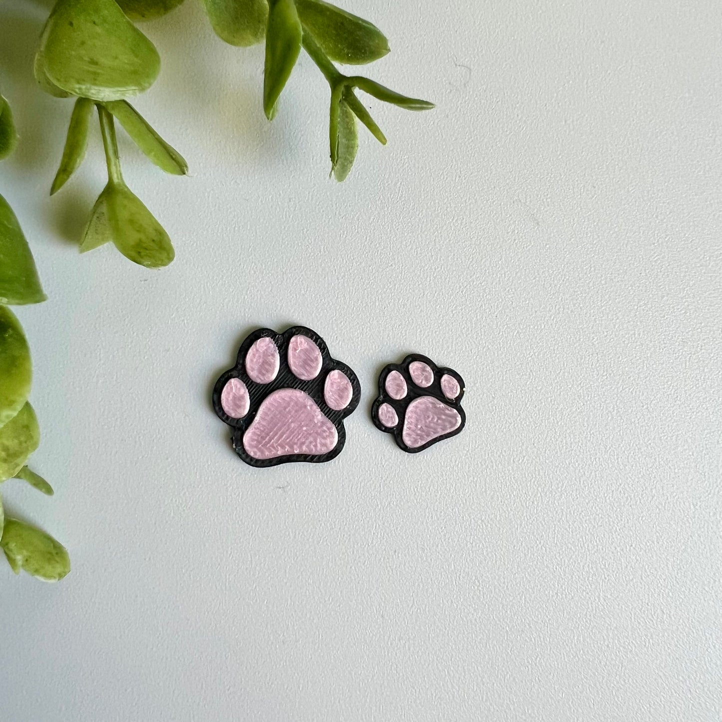 Paw Print Charms Flat Back