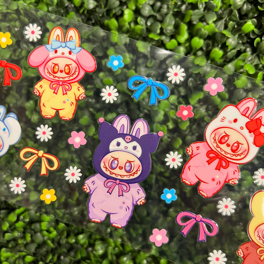 V6 Sanrio Bubu Single Sided UVDTF WRAPS