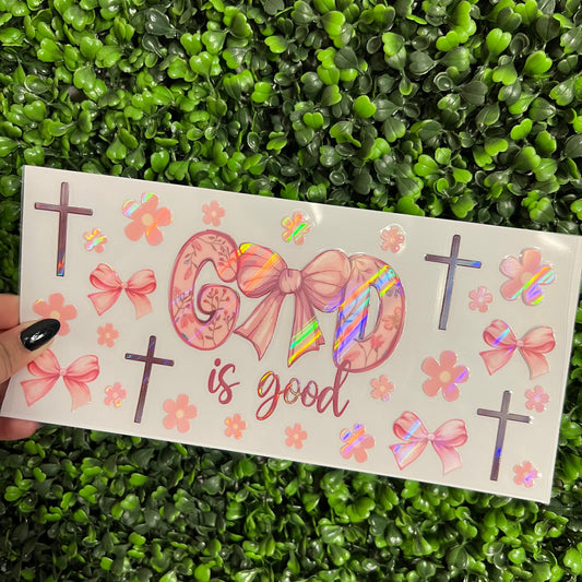 G19 God is Good Faith Holographic UVDTF WRAPS