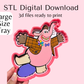 Colorful Elephant Tray Multi Use Tray Digital Download