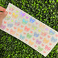 #335 Dainty Pastel Bows Holographic UVDTF WRAPS