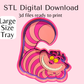 Wonderland Cat Tray Multi Use Tray Digital Download