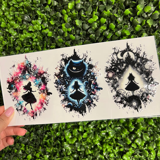 S5 Alice “Glow” Silhouette Single Sided UVDTF WRAPS