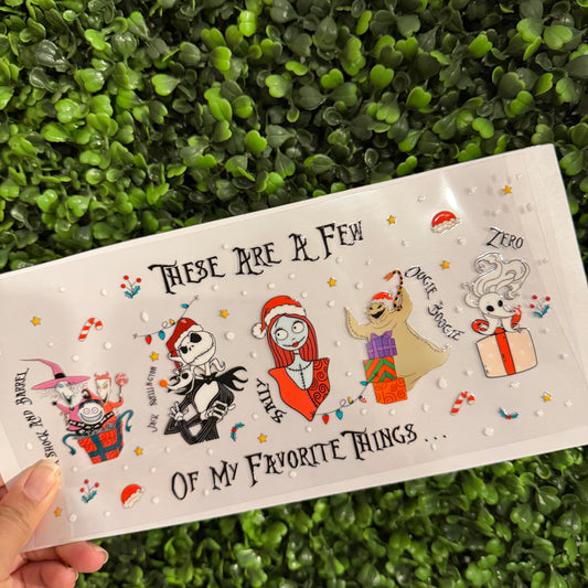 Y23 Nbc Favorite Things Single Sided UVDTF WRAPS