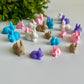 Dainty Bunny Flat Back Charms Mixed Colors