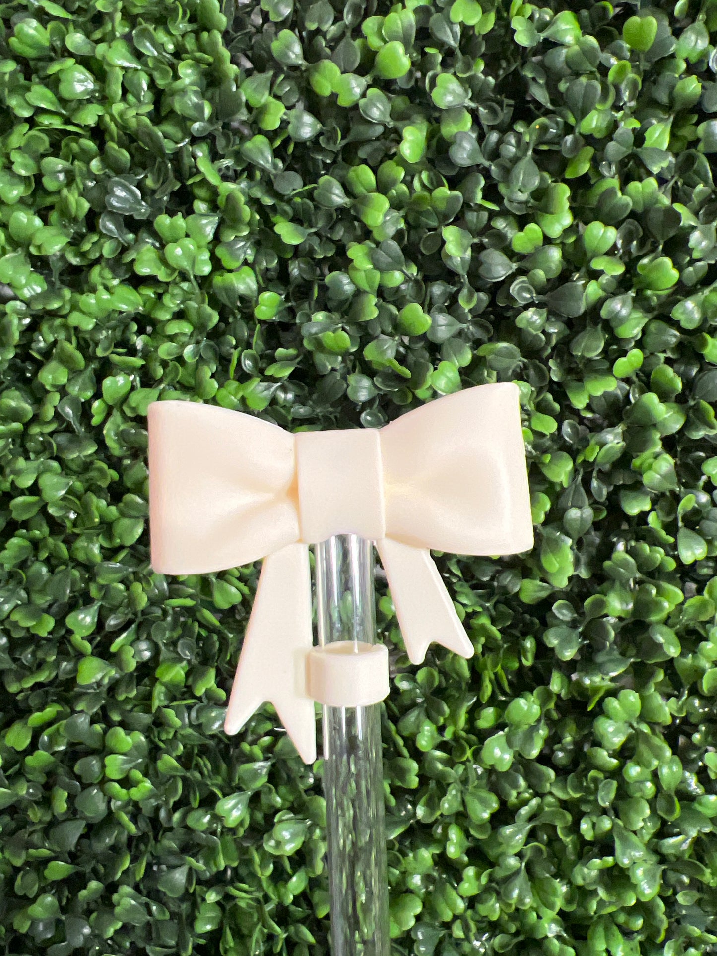 Silicone Bow Straw Topper
