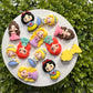 Princesses Flat Back Charms Mixed 6 pcs