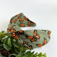 Butterflies TopKnot Hard Headband