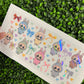 #223 Colorful Bubus Holographic UVDTF WRAPS