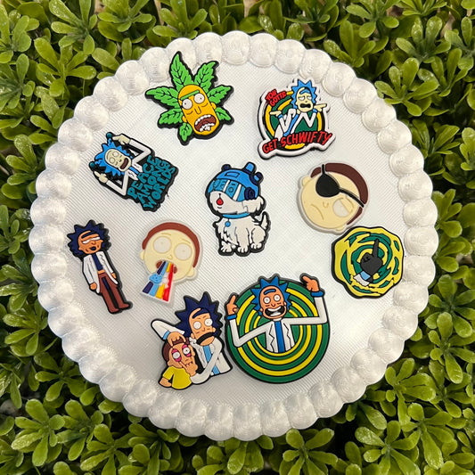 Rick and Morty Charms Mixed 8 pcs