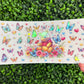 #139 Bear and Butterflies Holographic UVDTF WRAPS
