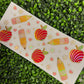 #211 Pencils and Apples Teacher Gold Holographic UVDTF WRAPS