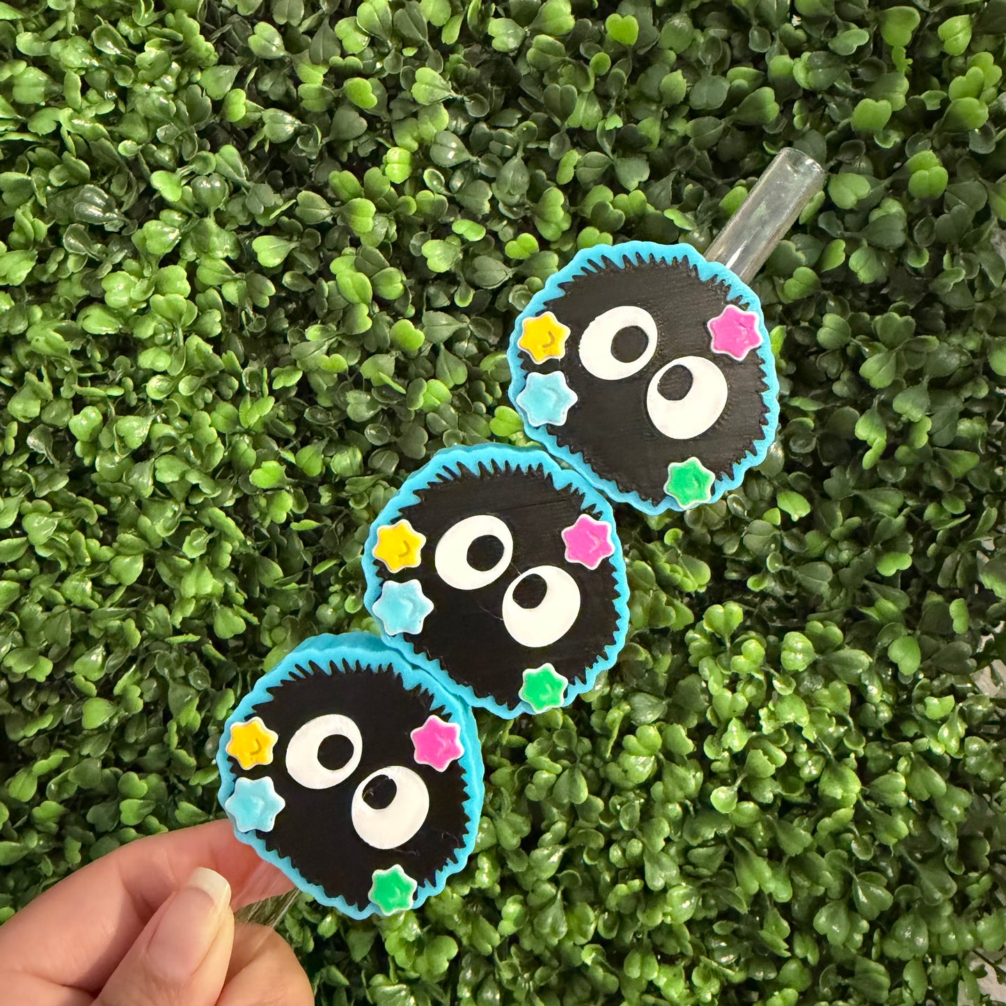 Soot Straw Topper SOLD INDIVIDUALLY