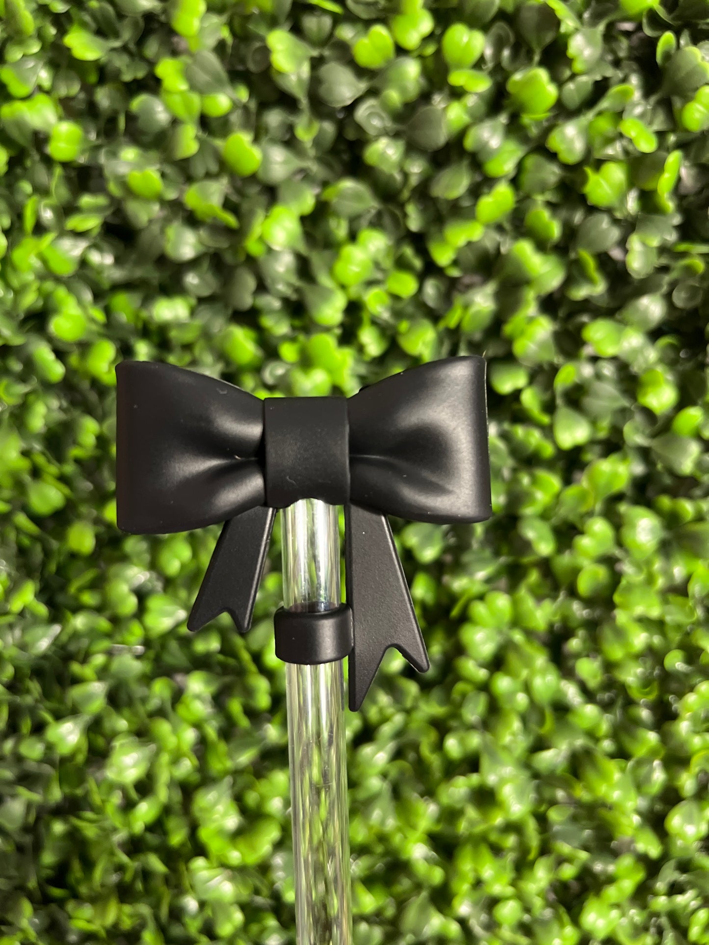 Silicone Bow Straw Topper