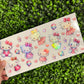 Q10 Pink Cat Party Holographic UVDTF WRAPS