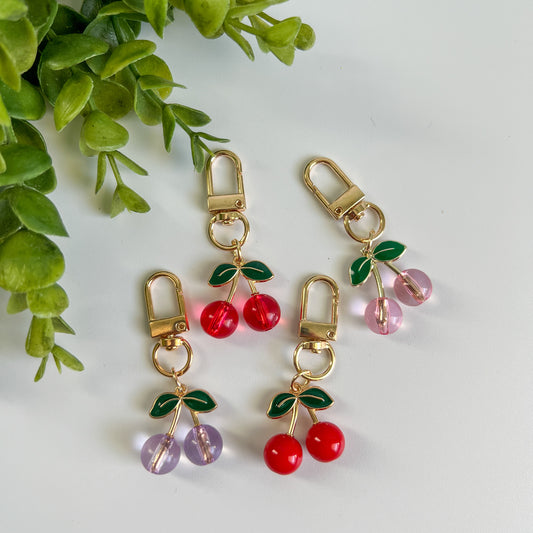 Cherry Key Chain SOLD INDIVIDUALLY