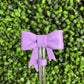 Silicone Bow Straw Topper